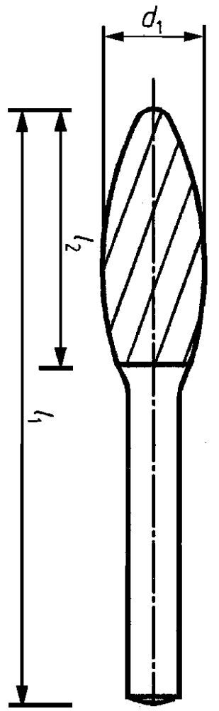 Pferd Frässtift HM B 1230 3PLUS6mm 12x30 mm Produktbild Pferd Frässtift HM B 1230 3PLUS6mm 12x30 mm bild 3