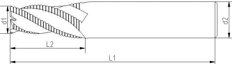FORUM Schruppfräser 6527L VHMTiAlN 10,0mm HB Z 4 HR Produktbild FORUM Schruppfräser 6527L VHMTiAlN 10,0mm HB Z 4 HR bild 2