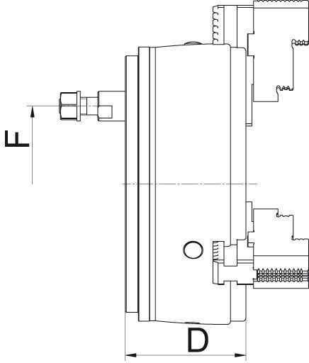 Röhm Keilstangen-Drehfutter DURO T Gr. 250mm KK 6 Produktbild Röhm Keilstangen-Drehfutter DURO T Gr. 250mm KK 6 bild 2