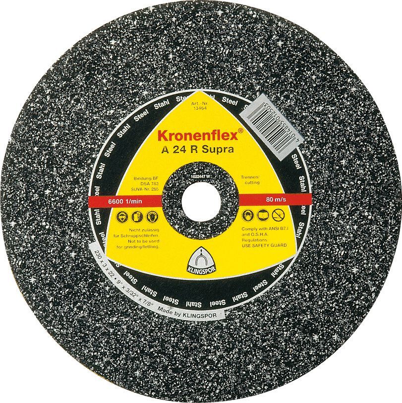 Klingspor Trennscheibe A24N Supra 180x3,0mm gera. Produktbild Klingspor Trennscheibe A24N Supra 180x3,0mm gera.