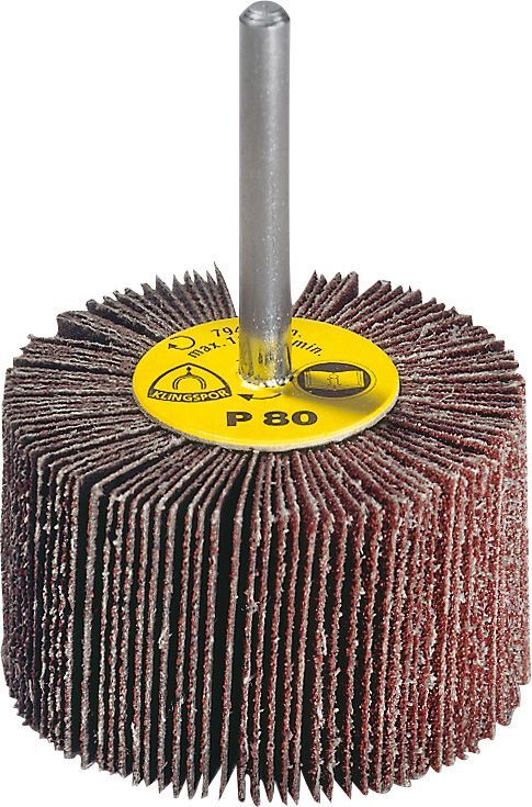Klingspor Fächerschleifer KM613 60x30x 6mm K 80 Klingspor Fächerschleifer KM613 60x30x 6mm K 80