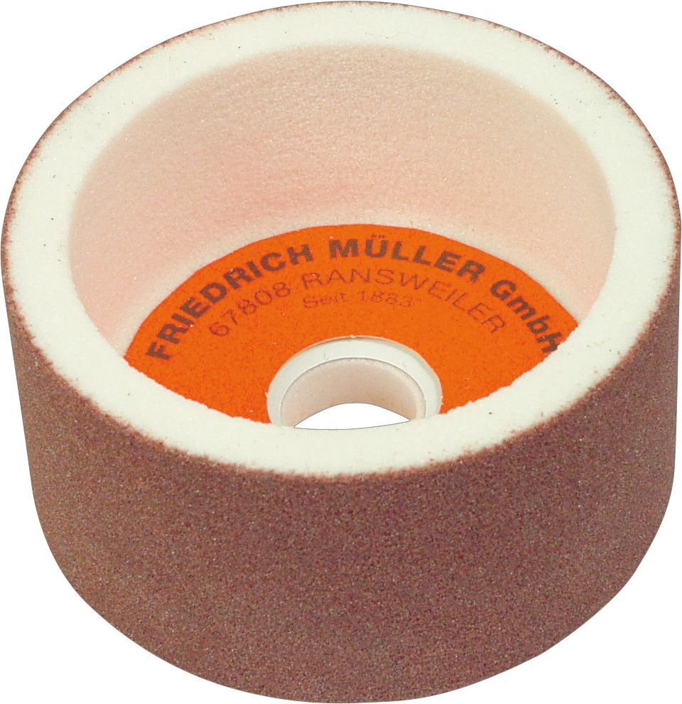 Müller Schleiftopf EK 100x50x20mm K80 Produktbild Müller Schleiftopf EK 100x50x20mm K80