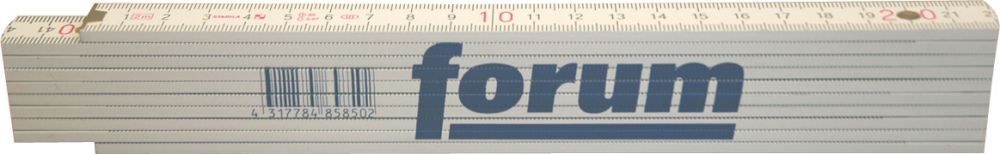 FORUM Holz-Gliedermaßstab 2m 16mm Produktbild FORUM Holz-Gliedermaßstab 2m 16mm