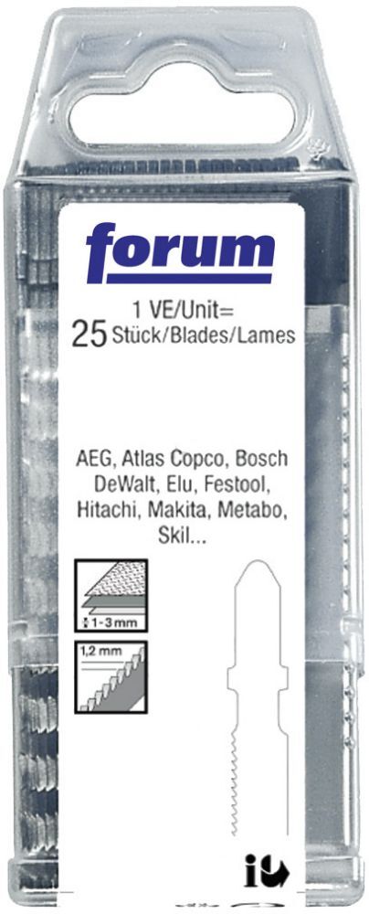 FORUM Stichsägeblattbox a 25 StT 118 A Produktbild FORUM Stichsägeblattbox a 25 StT 118 A