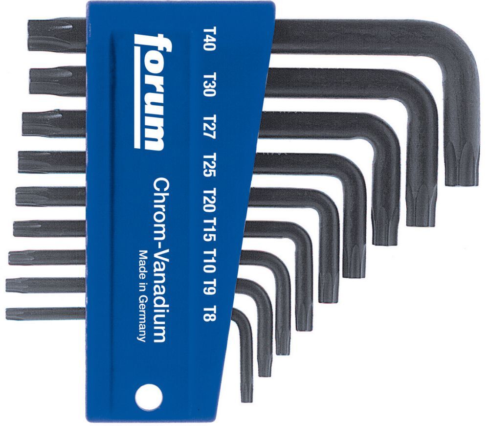 FORUM Winkelschraubendreher-Satz T 8-T40 Torx Produktbild FORUM Winkelschraubendreher-Satz T 8-T40 Torx