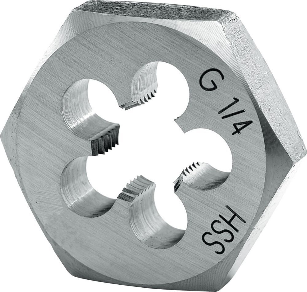 FORUM Schneideisen DIN382 HSS G 1/8" 6kt. Produktbild FORUM Schneideisen DIN382 HSS G 1/8" 6kt.