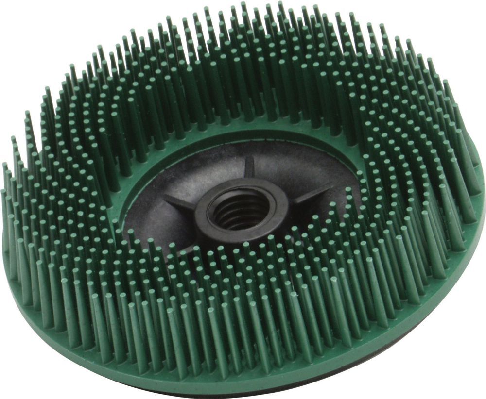 3M Bristle Disc Reinigungsscheibe mit M14-Gew.115 mm, P 80, gelb Produktbild 3M Bristle Disc Reinigungsscheibe mit M14-Gew.115 mm, P 80, gelb