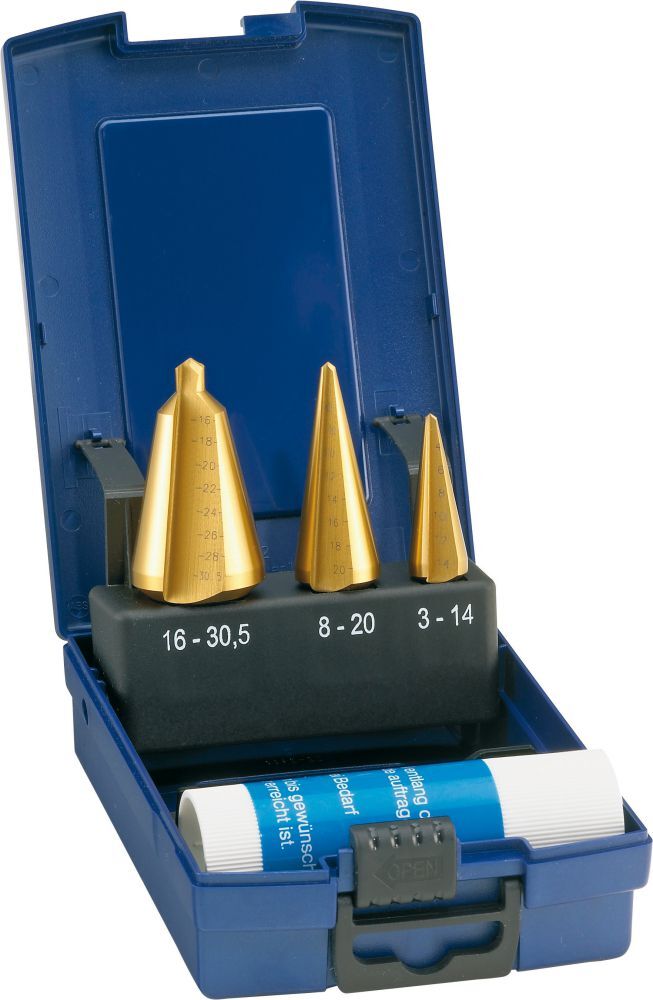 FORUM Blechschälbohrer Stz.TiN 3-30,5mm Produktbild FORUM Blechschälbohrer Stz.TiN 3-30,5mm