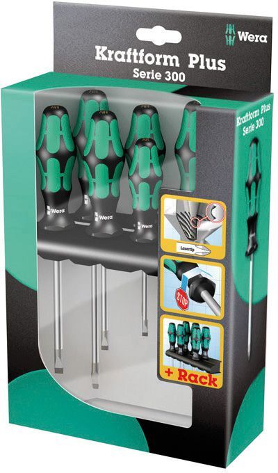 Wera Schraubendreher Satz 6tlg. Schlitz/PZ Produktbild Wera Schraubendreher Satz 6tlg. Schlitz/PZ