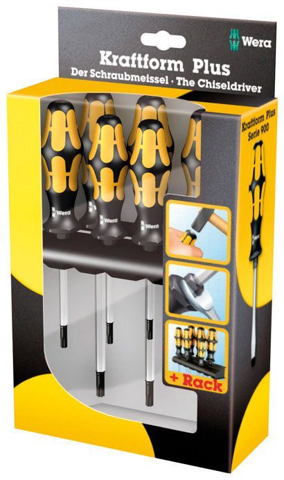 Wera Schraubendreher Satz Torx 6-tlg. Schlagkappe Produktbild Wera Schraubendreher Satz Torx 6-tlg. Schlagkappe