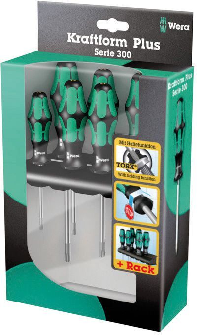 Wera Festhaltefunktion Schraubendreher Satz 6-tlg. Torx Produktbild Wera Festhaltefunktion Schraubendreher Satz 6-tlg. Torx