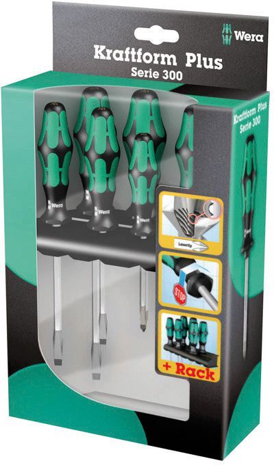 Wera Schraubendreher Satz 334/355SK/6 Produktbild Wera Schraubendreher Satz 334/355SK/6