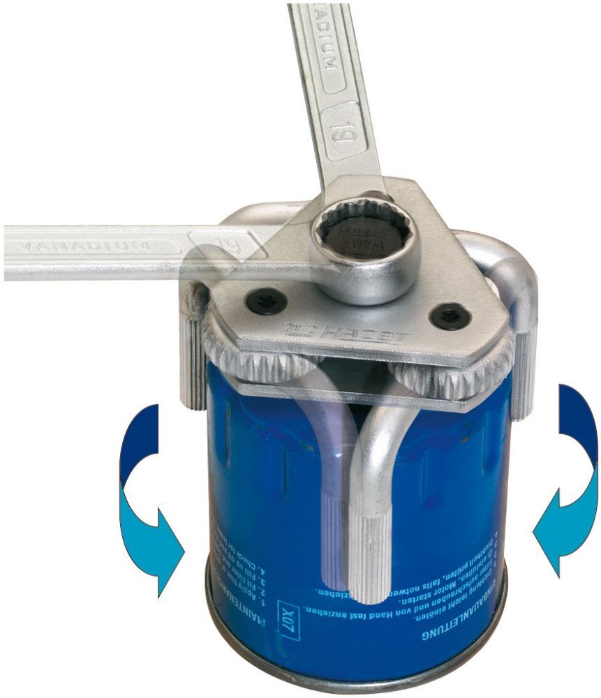 Hazet Ölfilterschlüssel 65-120mm mit 3/8"Vierkant Produktbild Hazet Ölfilterschlüssel 65-120mm mit 3/8"Vierkant bild 2