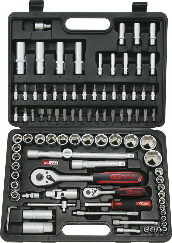 KS Steckschlüssel Garnitur 1/4+1/2" 94-tlg. Produktbild KS Steckschlüssel Garnitur 1/4+1/2" 94-tlg.