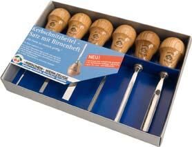 Kirsche Kerbschnitzwerkzeug-Satz Nr.5696 6tlg. Produktbild Kirsche Kerbschnitzwerkzeug-Satz Nr.5696 6tlg.