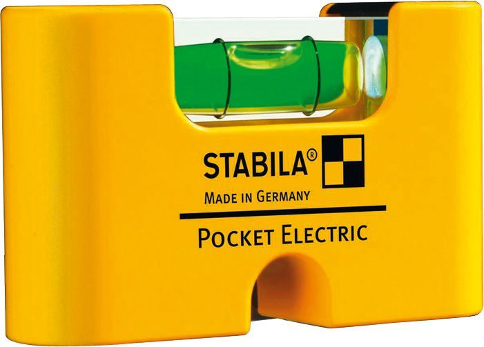 Stabila Mini-Wasserwaage Pocket Electric 7cm Produktbild Stabila Mini-Wasserwaage Pocket Electric 7cm