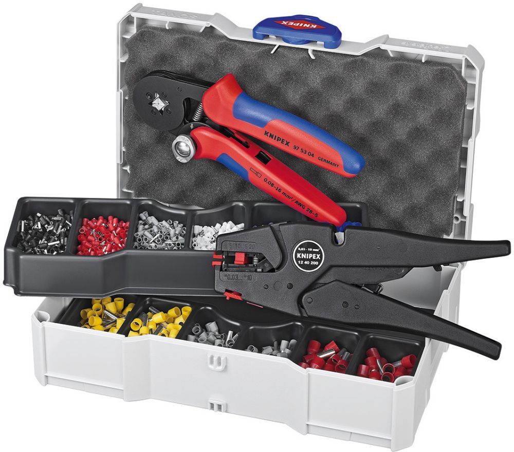 Knipex Aderendhülsensortiment 1250tlg. 4kt. Produktbild Knipex Aderendhülsensortiment 1250tlg. 4kt.
