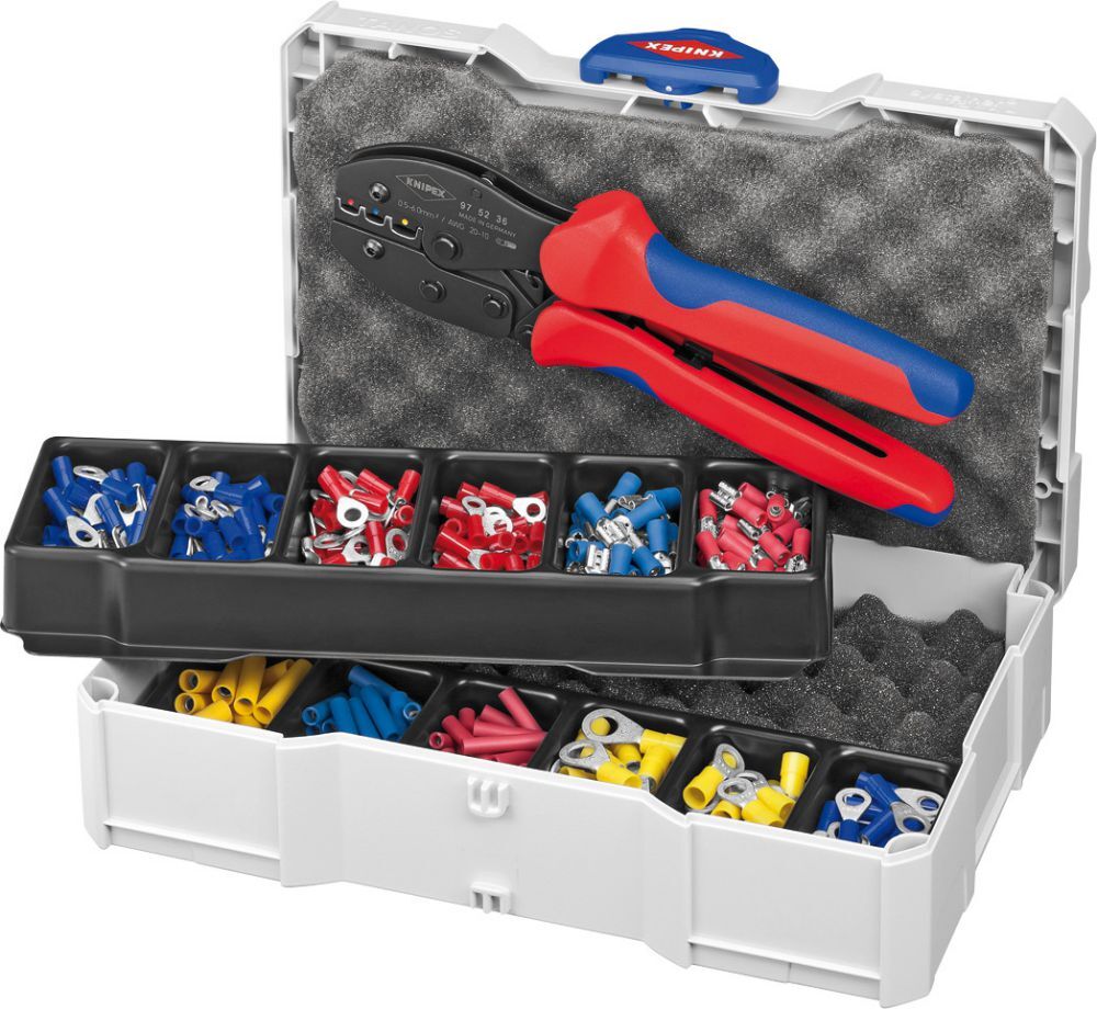 Knipex Kabelschuhsortiment 286tlg. Produktbild Knipex Kabelschuhsortiment 286tlg.