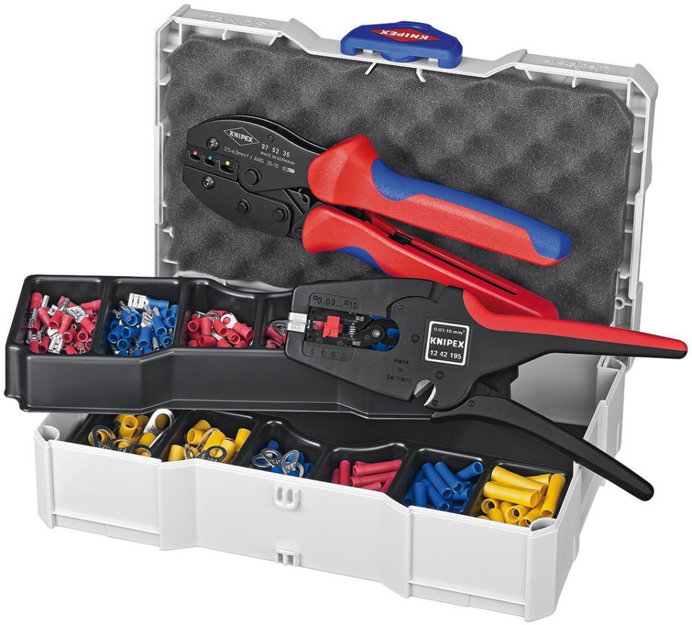 Knipex Kabelschuhsortiment 287tlg. Produktbild Knipex Kabelschuhsortiment 287tlg.