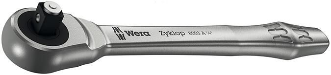 Wera Durchsteck-Knarre 1/4"ZYKLOP metal push Produktbild Wera Durchsteck-Knarre 1/4"ZYKLOP metal push