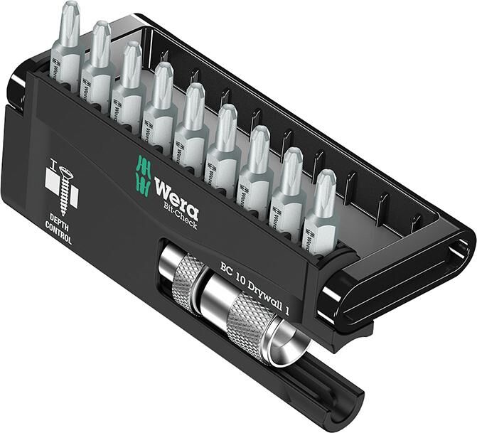 Wera Bit-Sortiment Trockenbau 9tlg. Produktbild Wera Bit-Sortiment Trockenbau 9tlg.