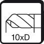 FORUM Spiralbohrer D1869TF HSS 6,0x205mm FORUM Spiralbohrer D1869TF HSS 6,0x205mm