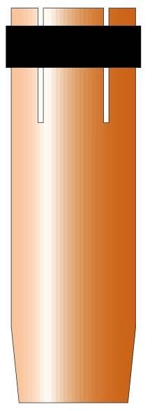 Gasdüse konisch NW16mm MB400/500 Produktbild Gasdüse konisch NW16mm MB400/500