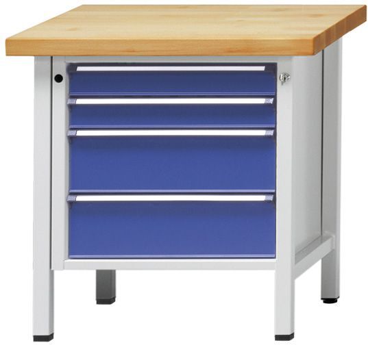 Anke Kasten Werkbank 800 21 V 50 mm  850 mm 7035/5010 Produktbild Anke Kasten Werkbank 800 21 V 50 mm  850 mm 7035/5010