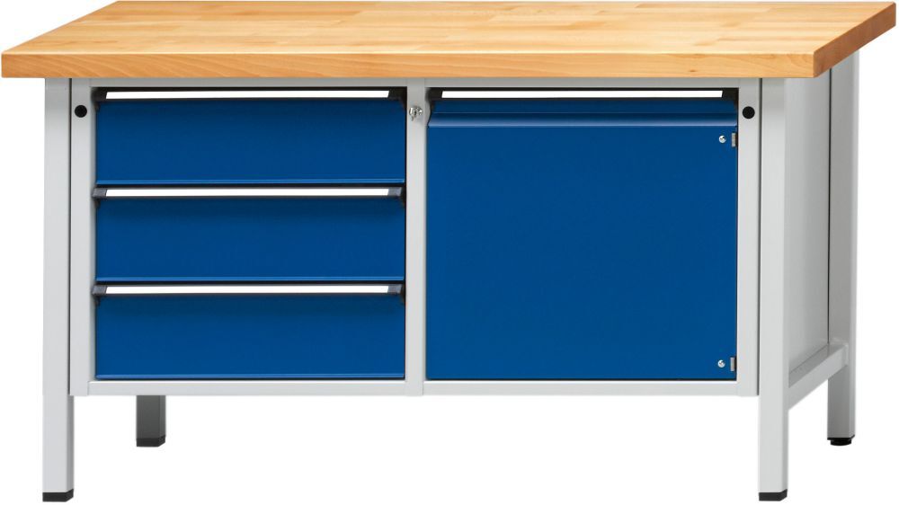 Anke Kasten Werkbank 1500 106 V 40 mm  840 mm 7035/5010 Produktbild Anke Kasten Werkbank 1500 106 V 40 mm  840 mm 7035/5010