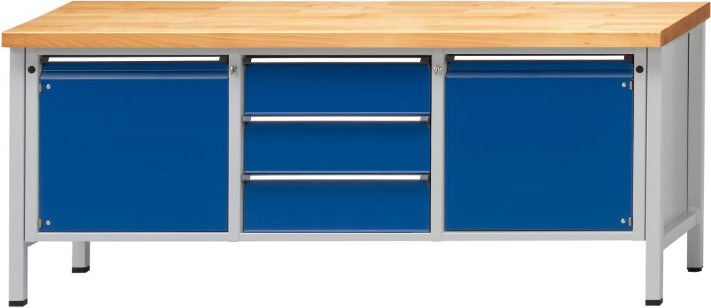 Anke Kasten Werkbank 2000 122 V 40 mm, 840 mm 7035/5010 Produktbild Anke Kasten Werkbank 2000 122 V 40 mm, 840 mm 7035/5010