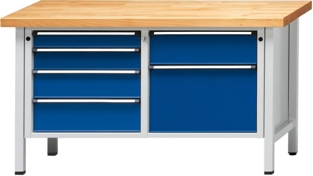 Anke Kasten Werkbank 1500 237 V 50 mm, 850 mm 7035/5010 Produktbild Anke Kasten Werkbank 1500 237 V 50 mm, 850 mm 7035/5010
