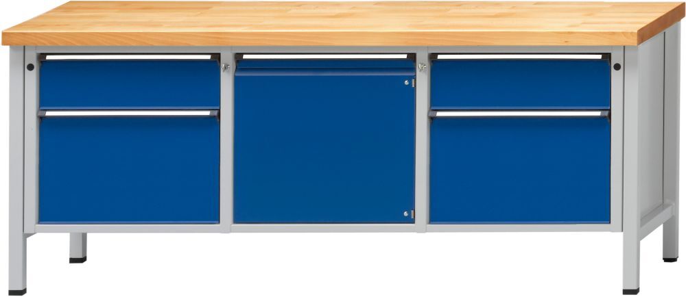 Anke Kasten Werkbank 2000 221 V 40 mm, 840 mm 7035/5010 Produktbild Anke Kasten Werkbank 2000 221 V 40 mm, 840 mm 7035/5010