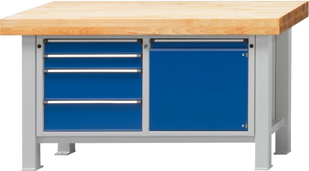 Anke Kasten Werkbank 1500 131 VS 100 mm, 900 mm 7035/5010 Produktbild Anke Kasten Werkbank 1500 131 VS 100 mm, 900 mm 7035/5010