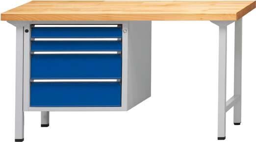 Anke Kombi Werkbank 1500 707 V 50 mm, 850 mm 7035/5010 Produktbild Anke Kombi Werkbank 1500 707 V 50 mm, 850 mm 7035/5010