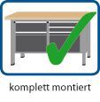 Anke Kombi Werkbank 2000 832 V 40 mm, 840 mm 7035/5010 Anke Kombi Werkbank 2000 832 V 40 mm, 840 mm 7035/5010