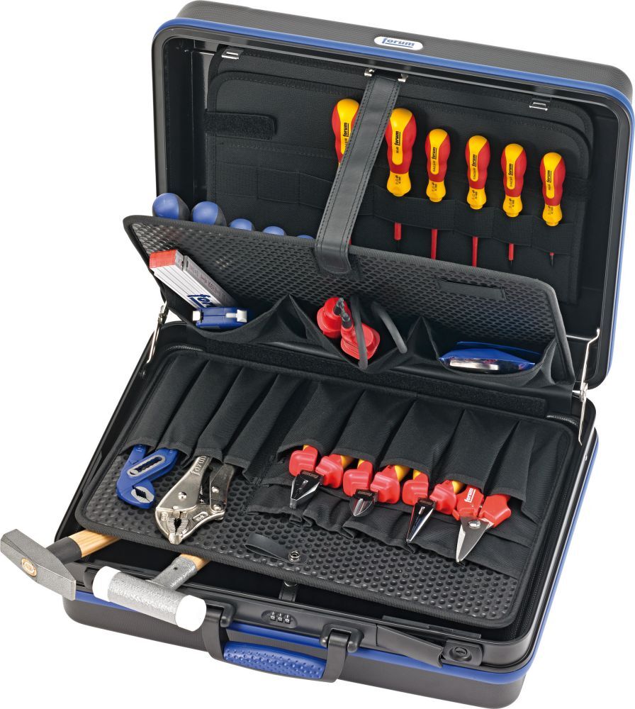FORUM Werkzeugkoffer ABS 455x160x345mm Produktbild FORUM Werkzeugkoffer ABS 455x160x345mm