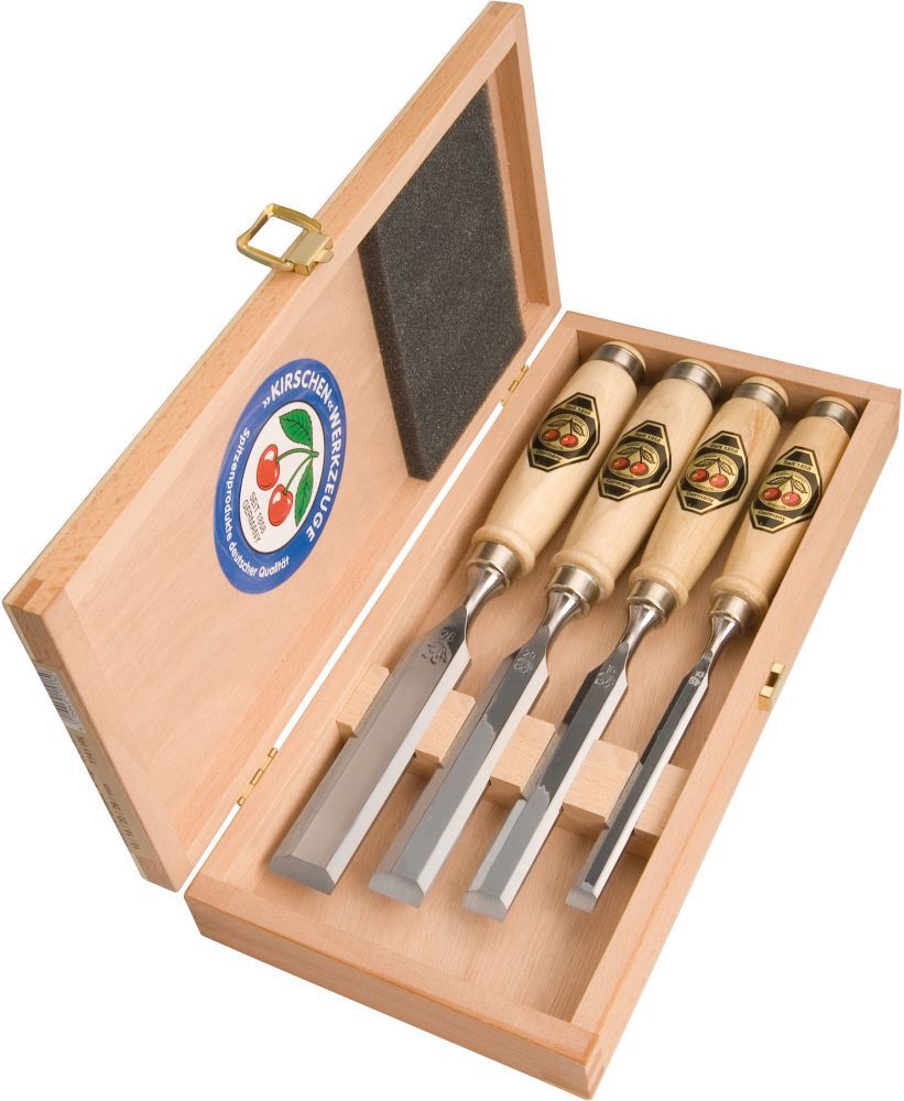 Kirsche Stechbeitelsatz 4tlg. 1141 HK Produktbild Kirsche Stechbeitelsatz 4tlg. 1141 HK