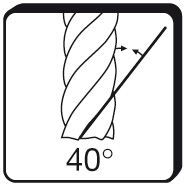 FORUM Schaftfräser Alu D844B K HSSE 4,00mm Produktbild FORUM Schaftfräser Alu D844B K HSSE 4,00mm bild 9