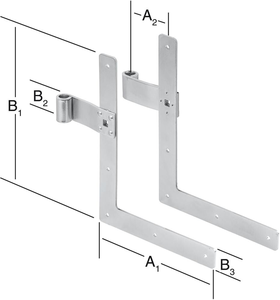 Vormann Fensterladen Winkelband 250x200 mm verzinkt Produktbild Vormann Fensterladen Winkelband 250x200 mm verzinkt