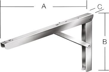 Vormann Klappträger Multifire 300 x 200 x 30 mm verzinkt Produktbild Vormann Klappträger Multifire 300 x 200 x 30 mm verzinkt