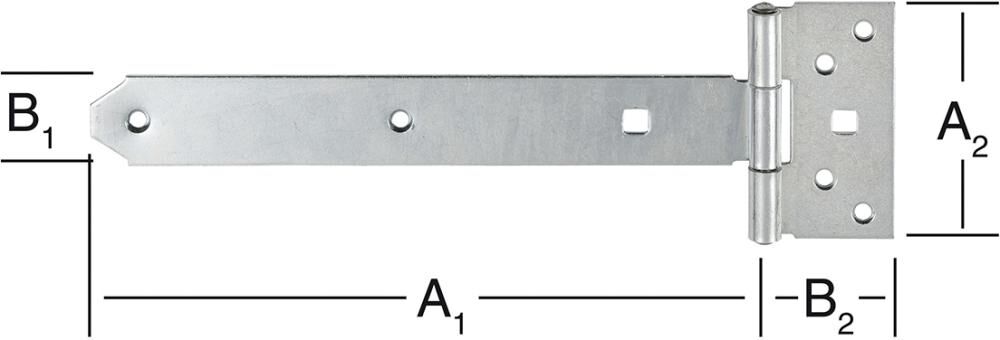 Vormann Kreuzgehänge verzinkt 600x38 mm Produktbild Vormann Kreuzgehänge verzinkt 600x38 mm