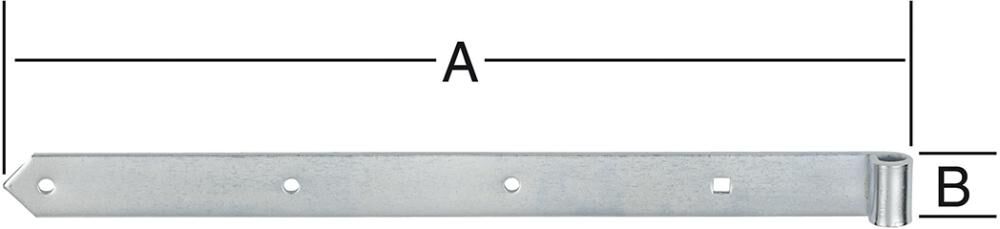 Vormann Ladenband verzinkt 1000x45 mm Produktbild Vormann Ladenband verzinkt 1000x45 mm