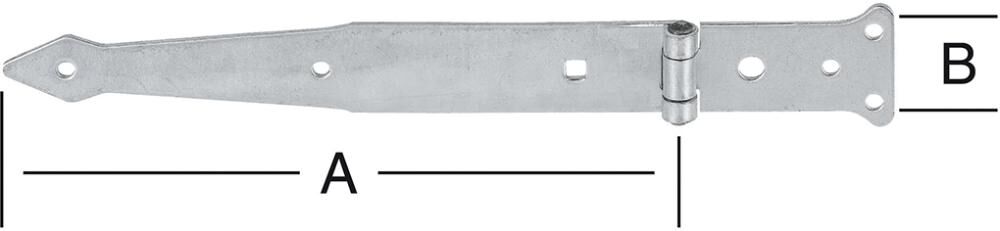 Vormann Werfgehänge verzinkt 300x45 mm Produktbild Vormann Werfgehänge verzinkt 300x45 mm