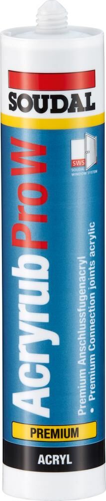 Soudal Acryrub Pro-W Premium Acryl 310 ml braun Produktbild Soudal Acryrub Pro-W Premium Acryl 310 ml braun