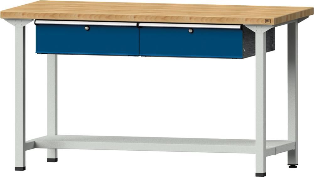 Anke Arbeitstisch Modell 59 1500 x 700 x 840 mm mit 2 Hängeschubladen Produktbild Anke Arbeitstisch Modell 59 1500 x 700 x 840 mm mit 2 Hängeschubladen