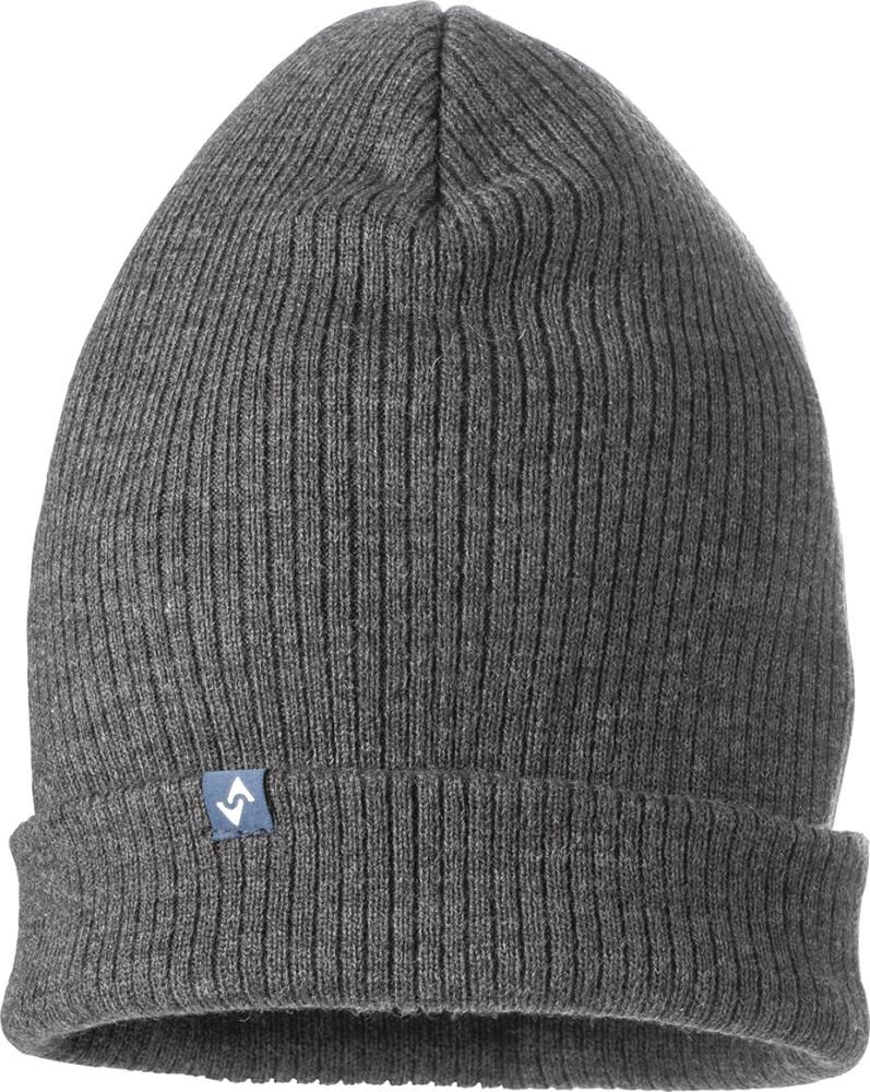 Feinstrickmütze Beanie Brooklyn grau meliert Produktbild Feinstrickmütze Beanie Brooklyn grau meliert