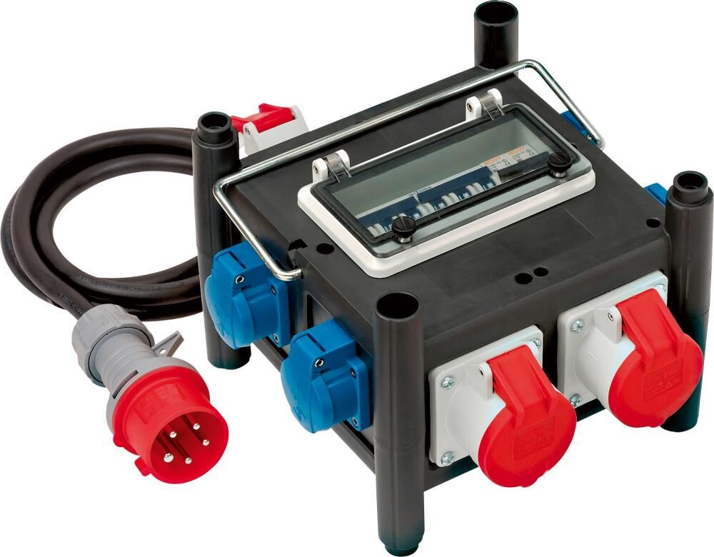 Brennenstuhl Kompakter Gummi Stromverteiler BSV 3 FI/16 2 IP 44 Produktbild Brennenstuhl Kompakter Gummi Stromverteiler BSV 3 FI/16 2 IP 44