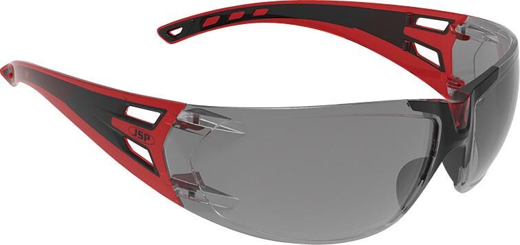 JSP Brille Forceflex FF3 KN beschichtet Rahmen rot Produktbild JSP Brille Forceflex FF3 KN beschichtet Rahmen rot