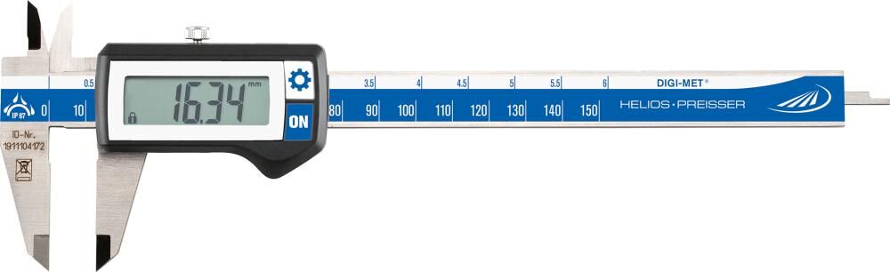 Helios Preisser Digital Taschenmessschieber IP67 200m Produktbild Helios Preisser Digital Taschenmessschieber IP67 200m
