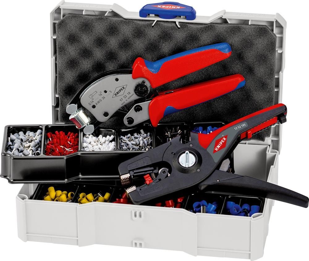 Knipex Aderendhülsen Sortiment 1192 teilig Produktbild Knipex Aderendhülsen Sortiment 1192 teilig